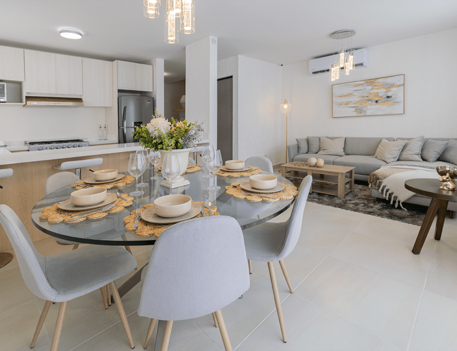 sala comedor cocina